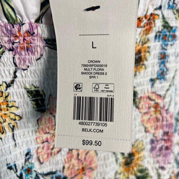 NWT Spring/Summer floral dress - Picture 3 of 4